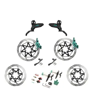 Sram Disc Brake Motive Ultimate Stealth Expert Kit - Teal / Splatter / Black