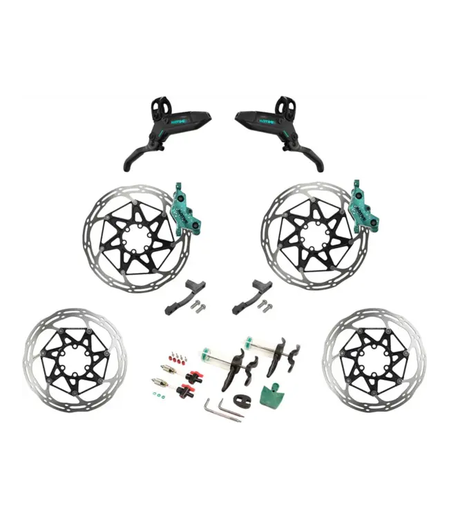 Sram Disc Brake Motive Ultimate Stealth Expert Kit - Teal / Splatter / Black