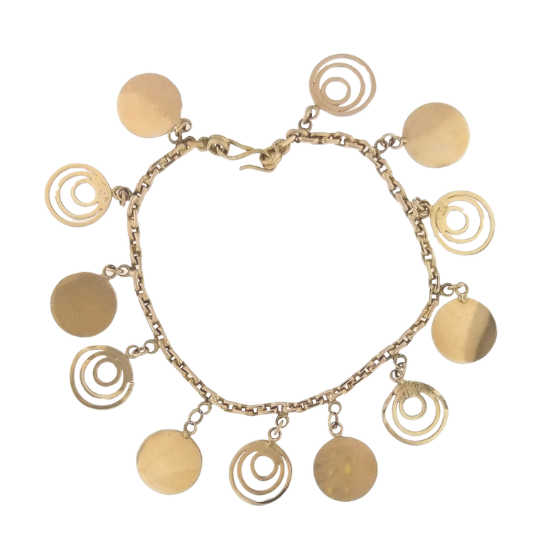 Estate Collection Estate Gold Charm Bracelet