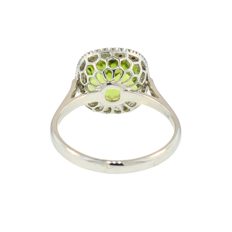 Peridot Statement Ring