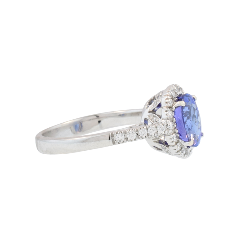 Tanzanite and Diamond Ring