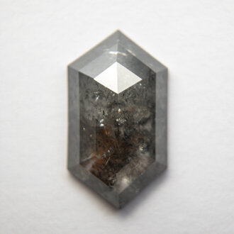 Expressions Jewelers 2.39 Carat Salt + Pepper Hexagon Diamond