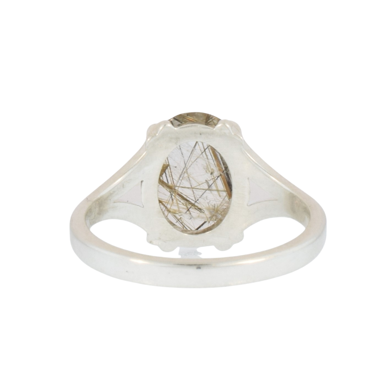 Rutilated Quartz Ring