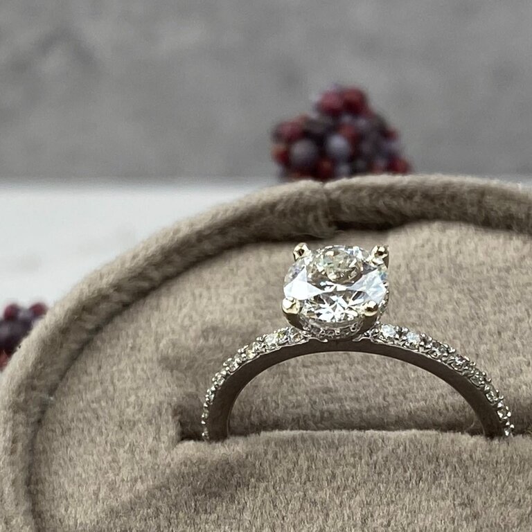 Expressions Jewelers Whisper Thin Diamond Engagement Ring