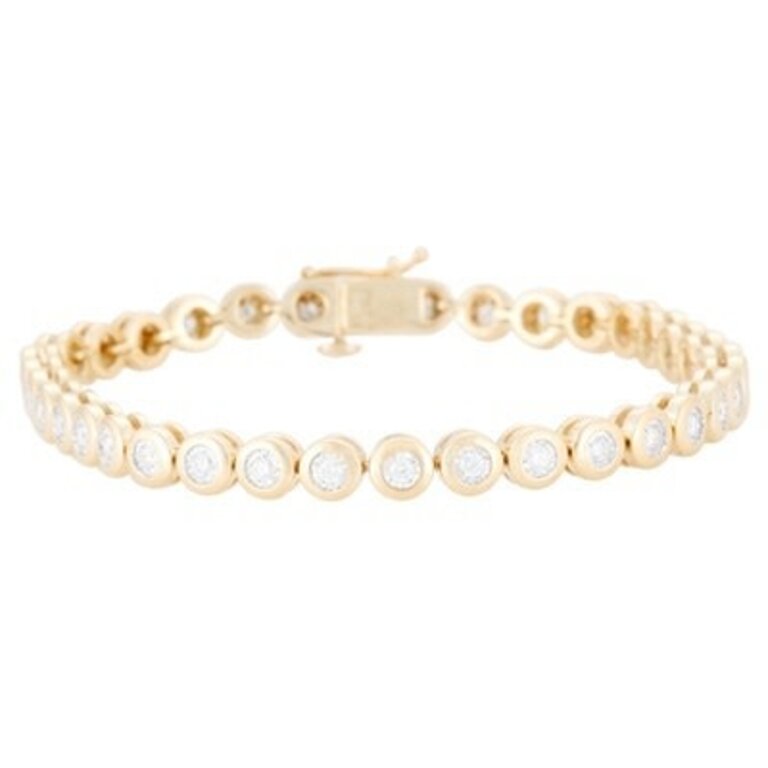 Expressions Jewelers Diamond Bezel Illusion Tennis Bracelet