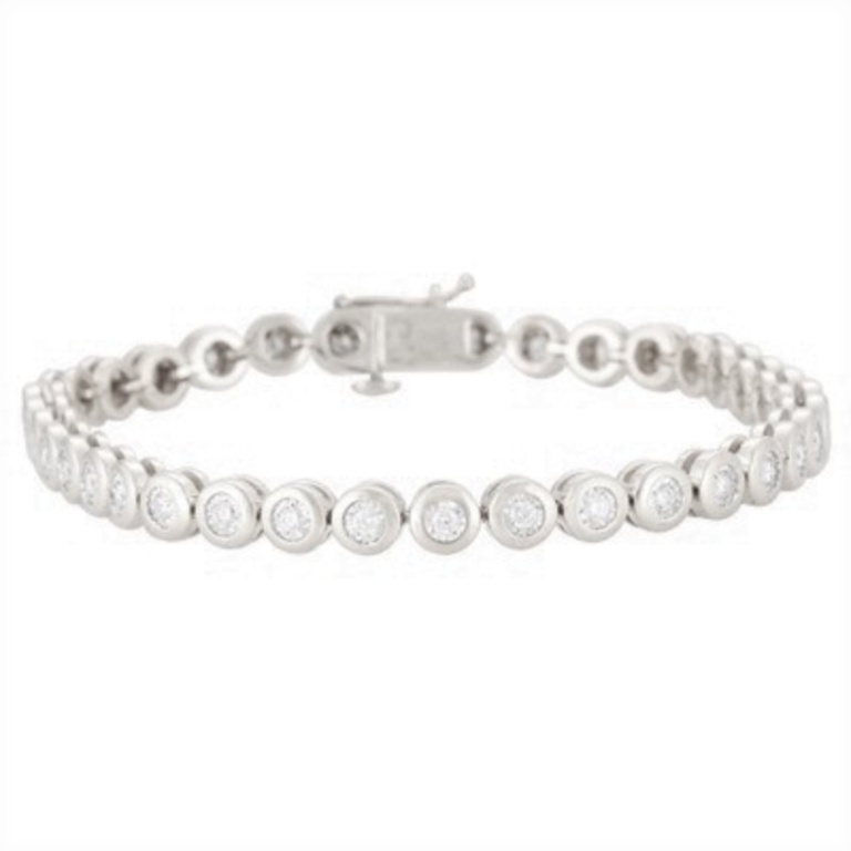 Expressions Jewelers Diamond Bezel Illusion Tennis Bracelet