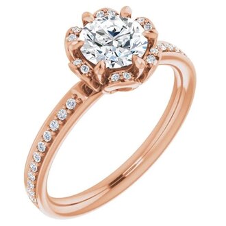 Expressions Jewelers Rose Gold Engagement Ring