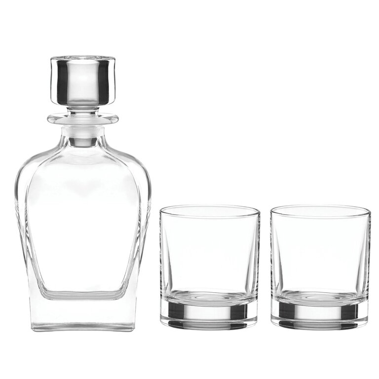 Lenox Tuscany Classics 3-Piece Whiskey Decanter & Glass Set