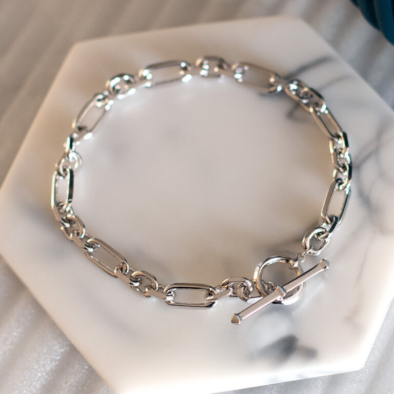 Kit Heath Revival Astoria Figaro Chain Link T-bar Bracelet