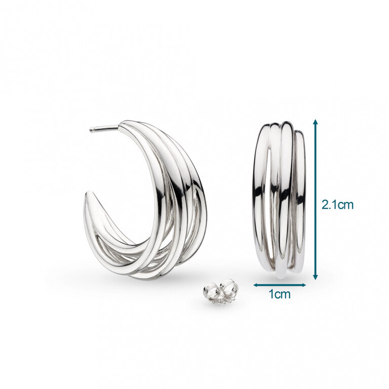 Kit Heath Helix Wrap Grande Hoop Earrings