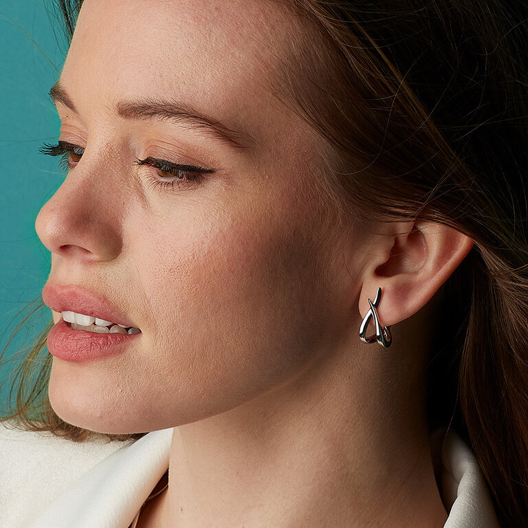 Kit Heath Entwine Twine Twist Hoop Earrings
