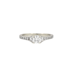 Estate White Gold Diamond Engagement Ring