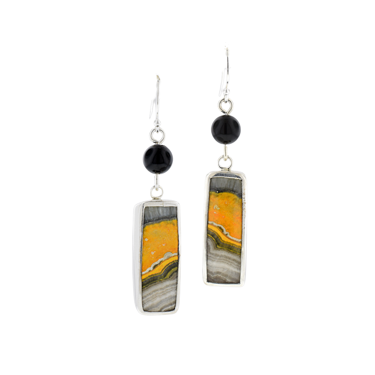 Bumblebee Dangle Earrings