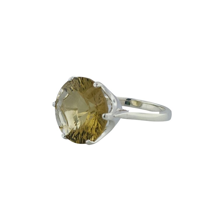 Sterling Citrine Ring