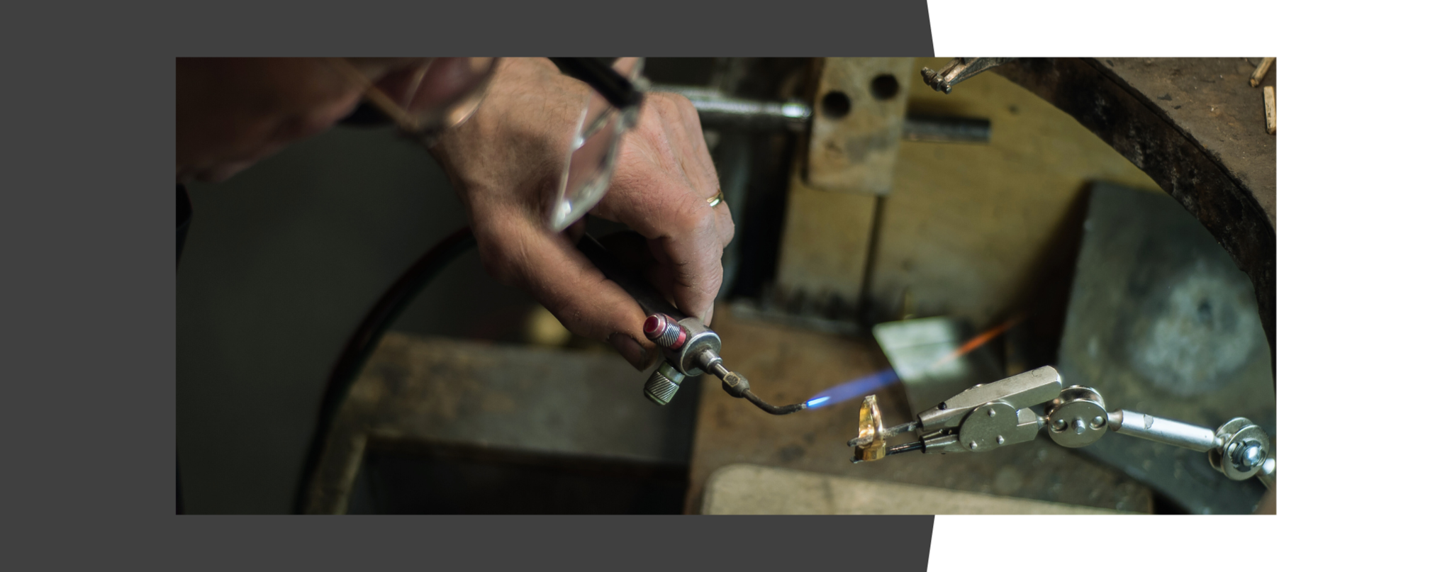 Jewelry repair being completed by a bench jeweler in Davenport, Iowa