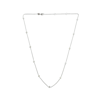 Expressions Jewelers White Gold 1.00ct Diamonds by the Yard Necklace