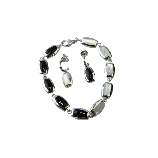 Bracelet Bold Hammered Silver Two Tone chunky -  UK in 2023