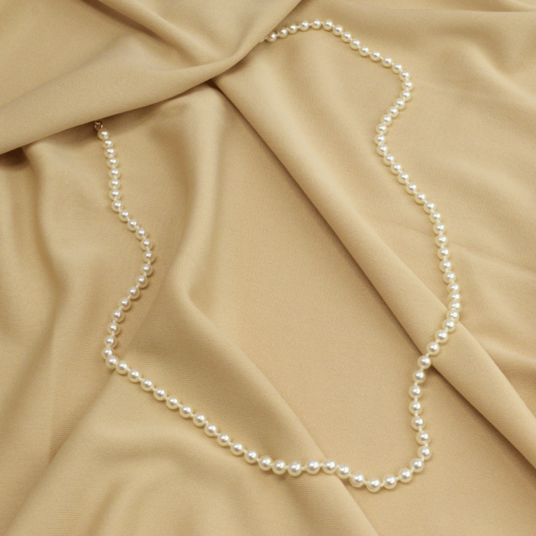 Petite Pearl Adjustable Length Necklace