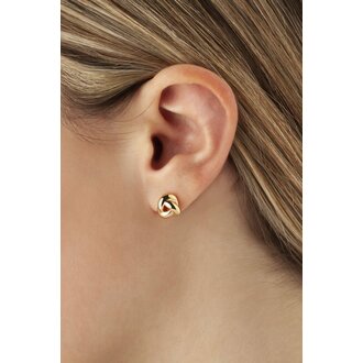 Carla Gold Love Knot Earrings