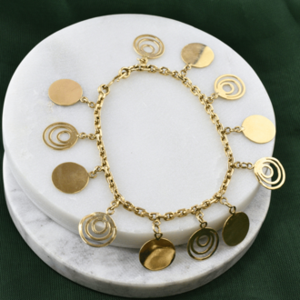 Estate Collection Estate Gold Charm Bracelet