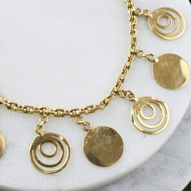 Estate Collection Estate Gold Charm Bracelet