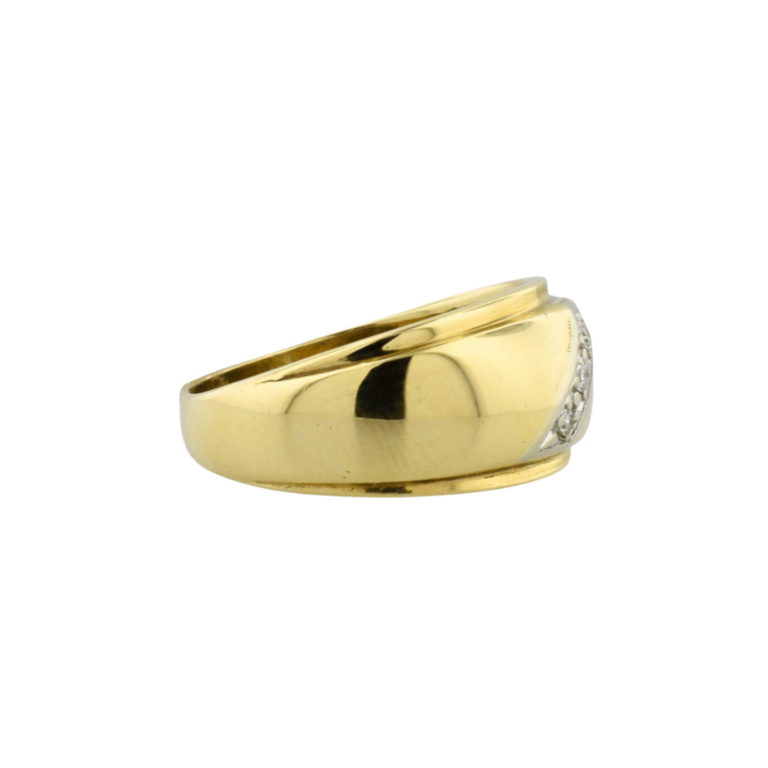 Estate Collection Estate Gold Two-Tone Diamond Band