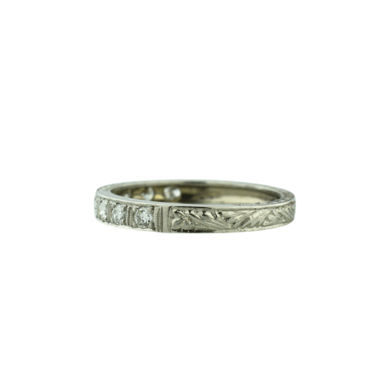 Estate Collection Estate Art Deco Platinum Diamond Band