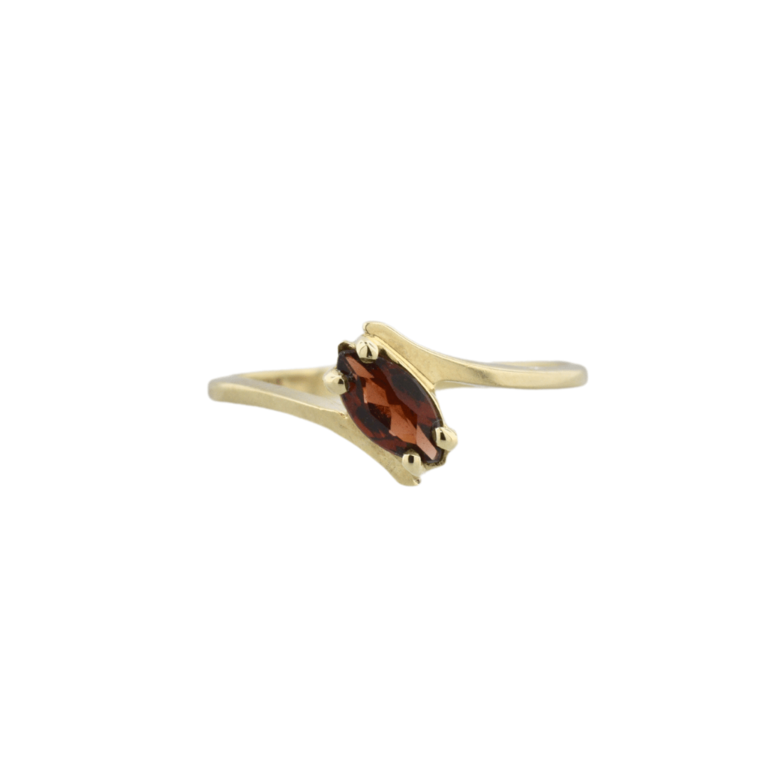 Estate Collection Estate Red Marquise Bypass Ring