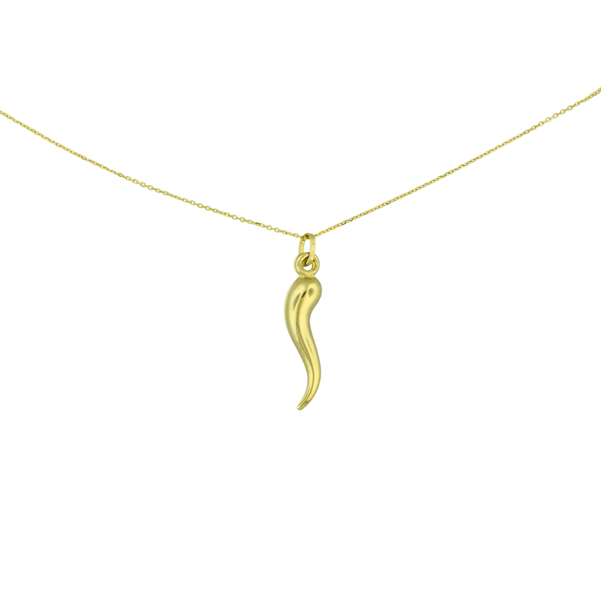 14k Yellow Gold Twisted Cornicello Italian Horn Charm Pendant : The World  Jewelry Center: Amazon.ca: Clothing, Shoes & Accessories
