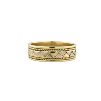Estate Collection Estate Tri-Color Braided Band