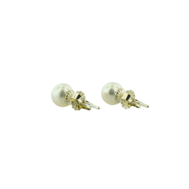 Estate 6mm Pearl Earrings