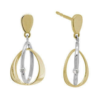Expressions Jewelers Abstract Diamond Earrings