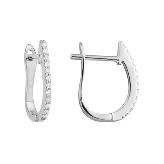 Expressions Jewelers 14K Diamond Huggie Earrings