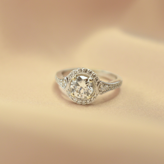 Expressions Jewelers Antique Inspired Engagement Ring