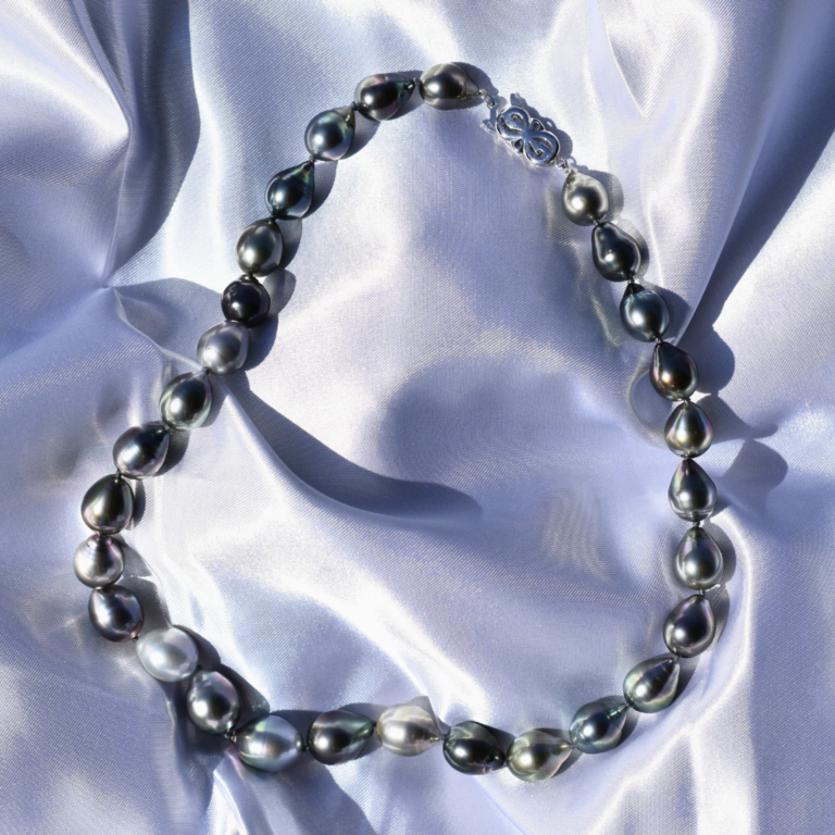 Expressions Jewelers Multi Color Baroque Tahitian Pearl Necklace