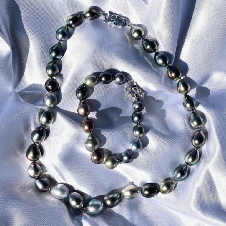 Expressions Jewelers Multi Color Baroque Tahitian Pearl Necklace