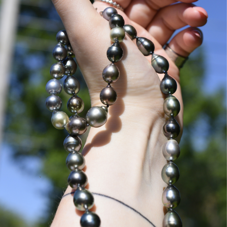 Expressions Jewelers Multi Color Baroque Tahitian Pearl Necklace