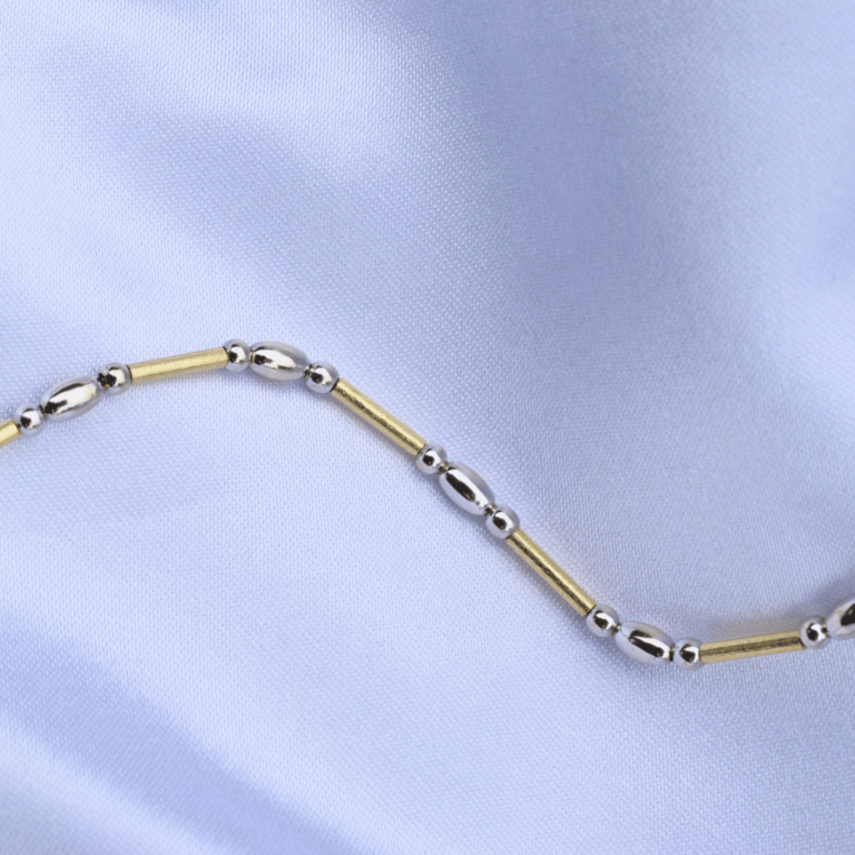 Estate 14K Gold Bead Necklace