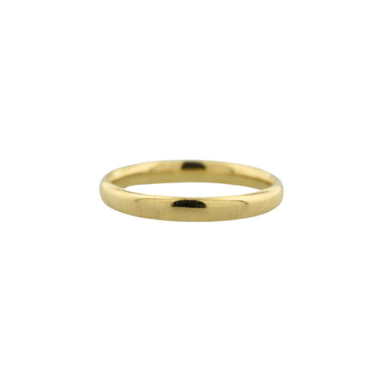 Estate 14K 2mm Baby Ring