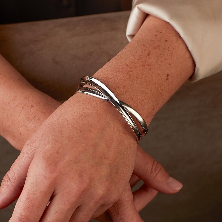 Kit Heath Serenity Grande Crossover Cuff Bangle