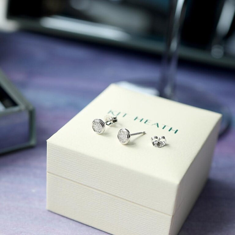 Kit Heath Revival Eclipse Lux CZ Round Stud Earrings