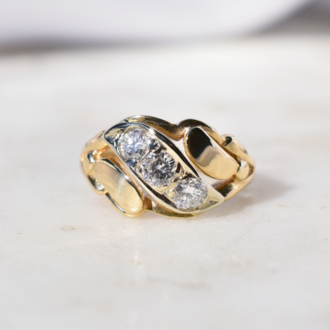 Estate Collection Estate Diamond Bypass Ring
