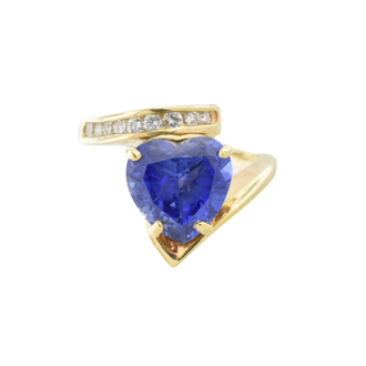 Estate Collection Estate Blue Heart Ring
