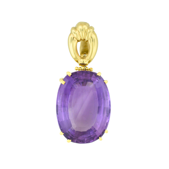 Estate Collection Estate Amethyst Enhancer Pendant