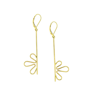 Expressions Jewelers 14K Drop Leaf Earrings
