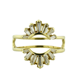 Estate Collection Estate Baguette Diamond Ring Guard