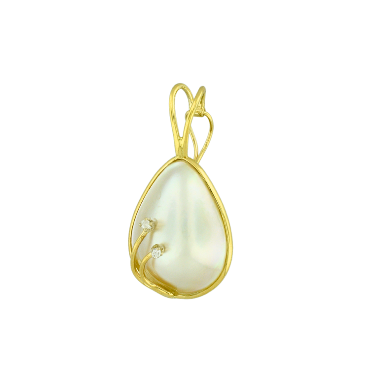 Estate Collection Estate 14K Mabe Pearl Pendant