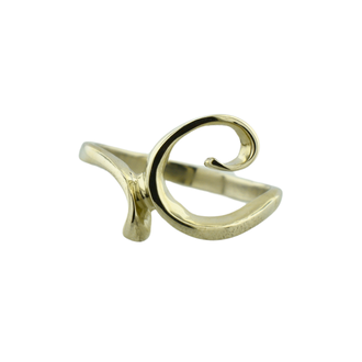 Expressions Jewelers Gold Freeform Swirl Ring