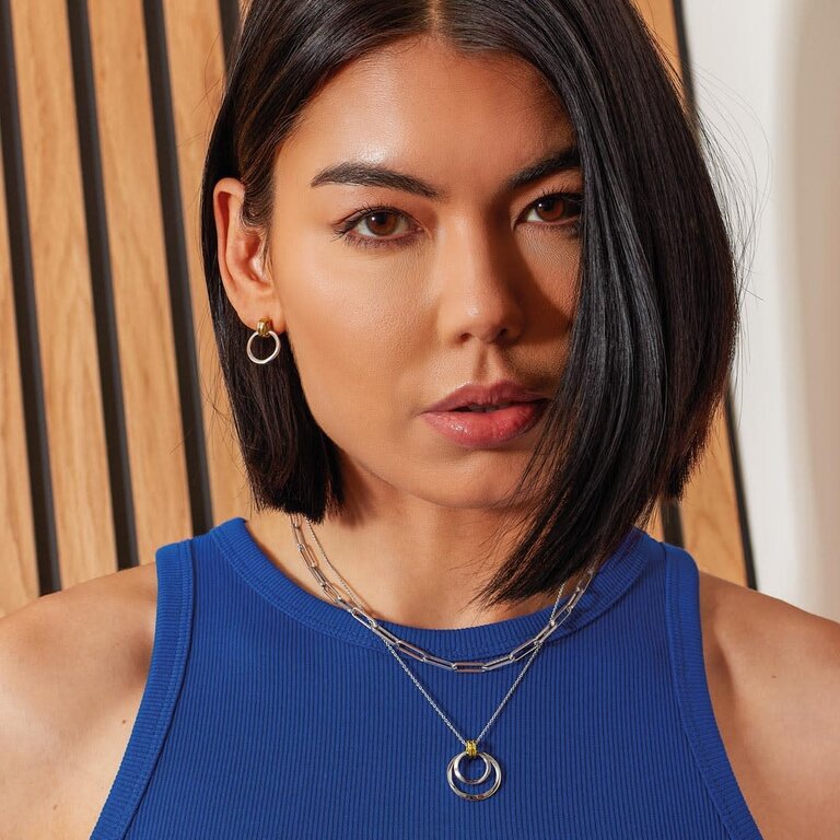 Kit Heath Bevel Unity Golden Duo Necklace