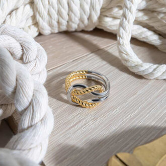 Kit Heath Marina Rope Knot Ring
